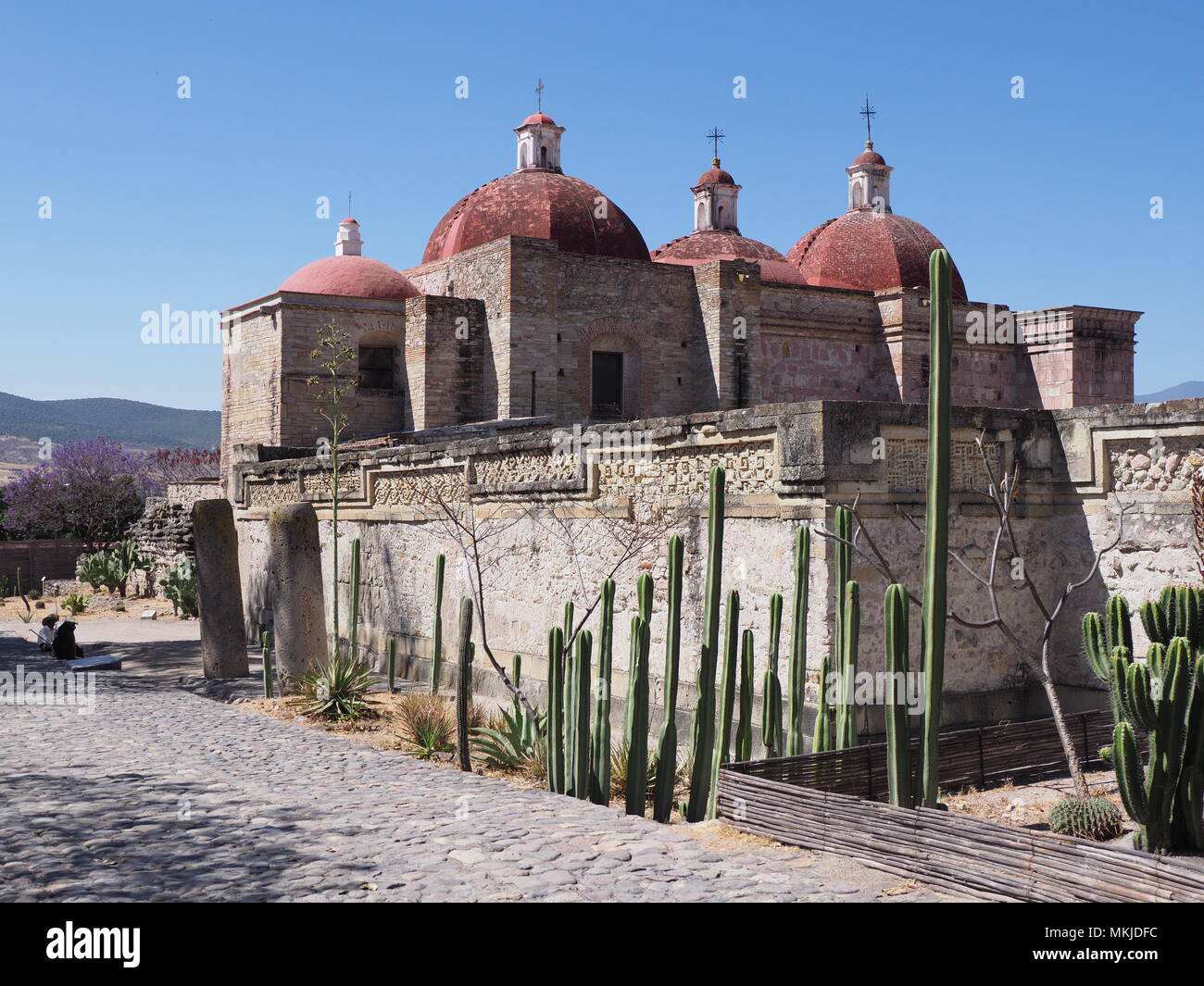 Church of San Pedro in Mitla city important archeological site of