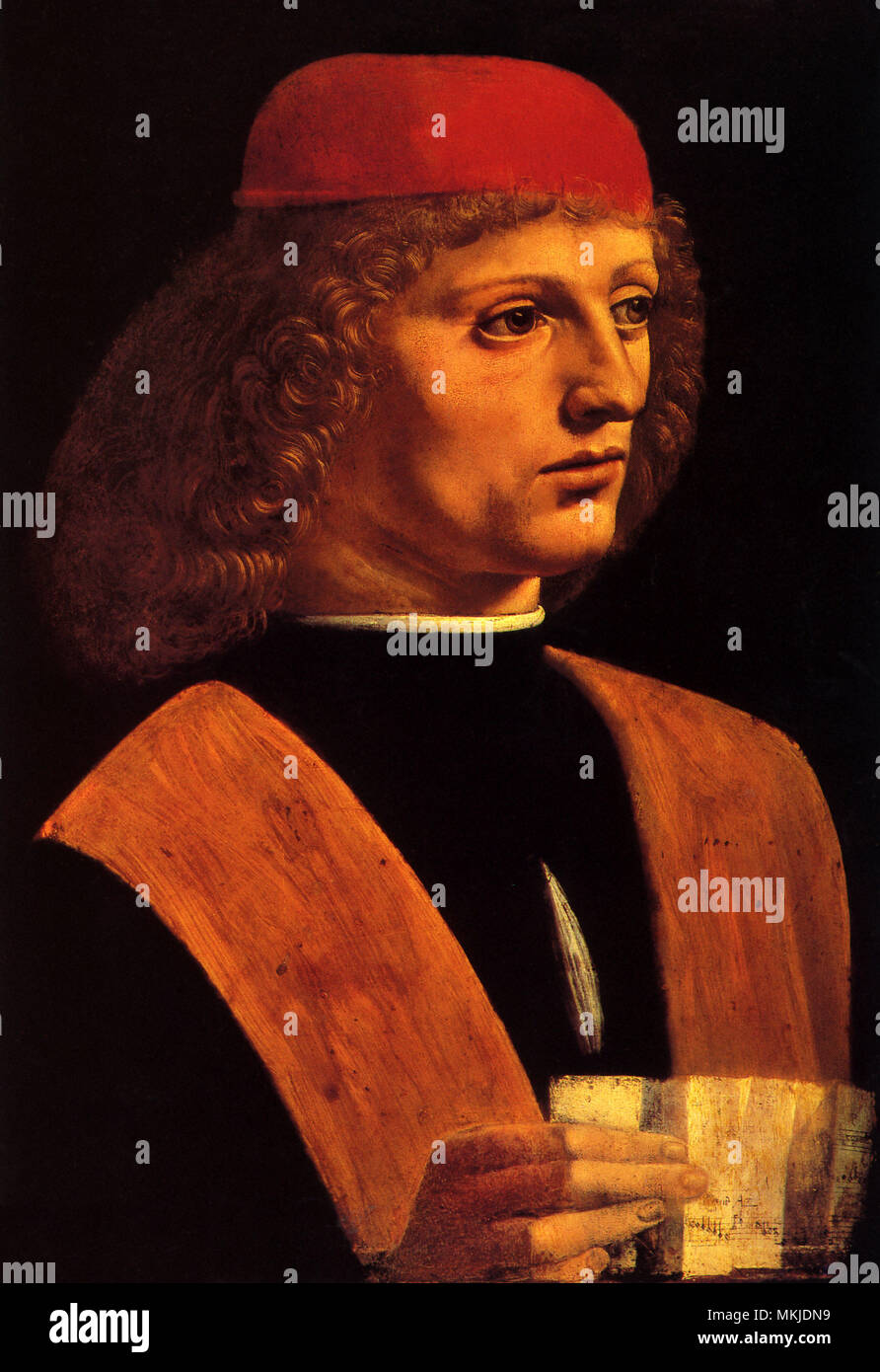 Portrait musician holding sheet hi-res stock photography and images - Alamy