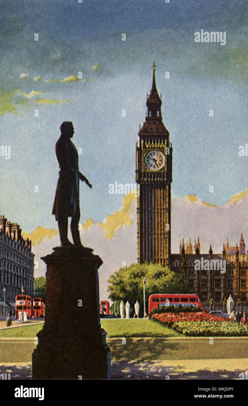 Vintage london scene hi-res stock photography and images - Alamy
