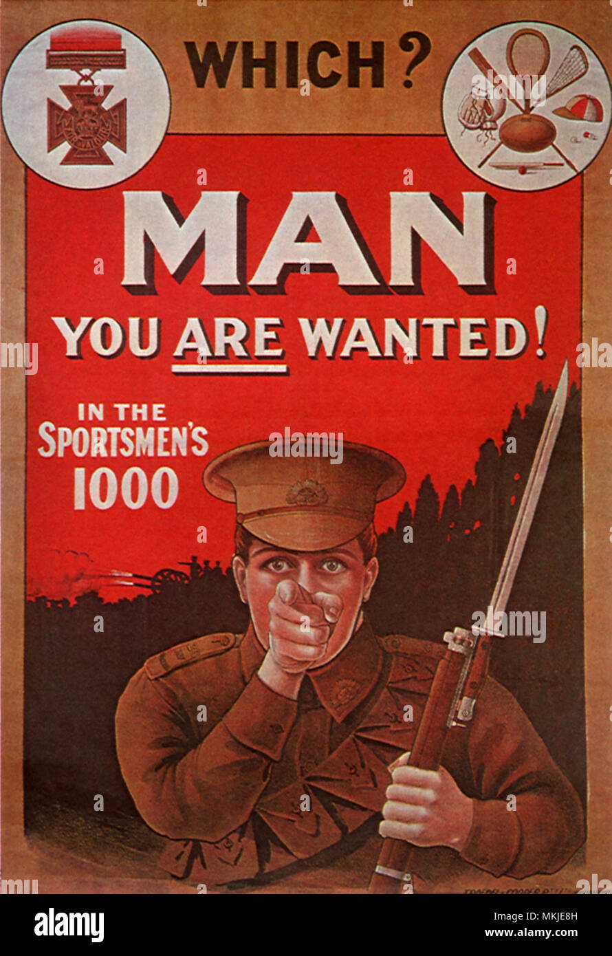 Man You Are Wanted Stock Photo