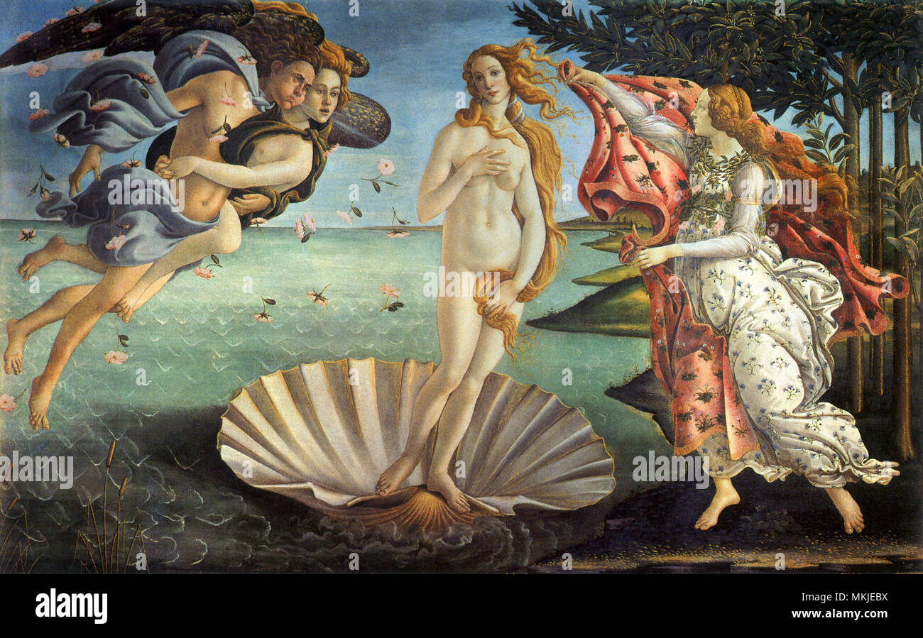The Birth of Venus Stock Photo