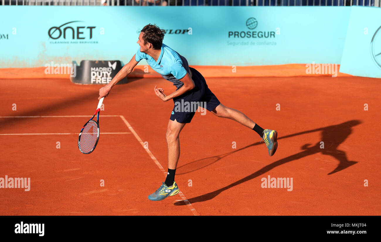 Medvedev tennis madrid hi-res stock photography and images - Alamy