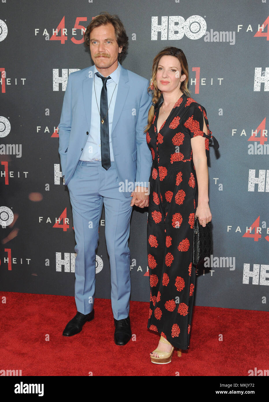 New York, NY, USA. 08th May, 2018. Michael Shannon and Kate Arrington