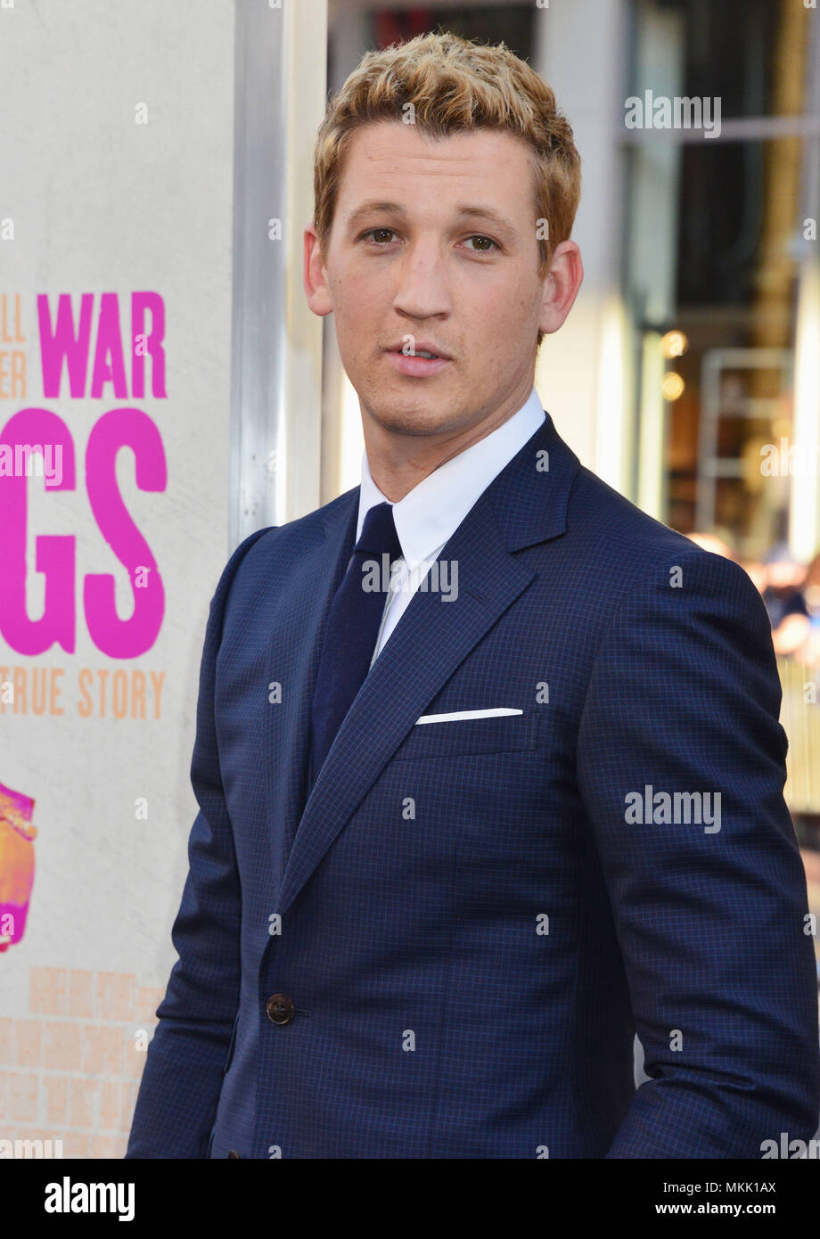 Mike Teller 019 at the War Dogs Premiere at the TCL Chinese Theatre in Los Angeles. August 15, 2016.Mike Teller 019  Event in Hollywood Life - California,  Red Carpet Event, Vertical, USA, Film Industry, Celebrities,  Photography, Bestof, Arts Culture and Entertainment, Topix Celebrities fashion / one person, Vertical, Best of, Hollywood Life, Event in Hollywood Life - California,  Red Carpet and backstage, USA, Film Industry, Celebrities,  movie celebrities, TV celebrities, Music celebrities, Photography, Bestof, Arts Culture and Entertainment,  Topix, headshot, vertical, from the year , 2016 Stock Photo