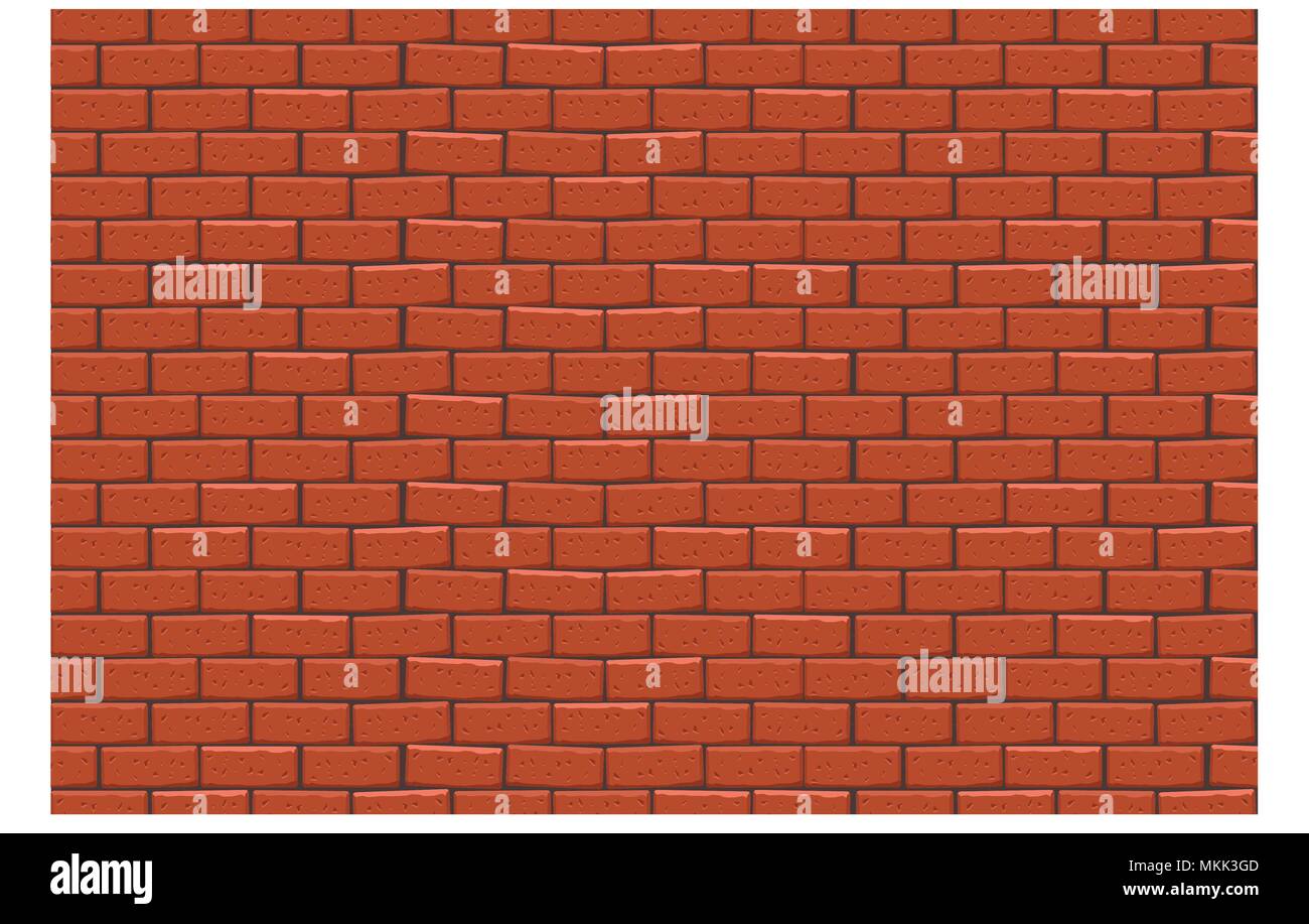 picture of brickwall2 Stock Vector