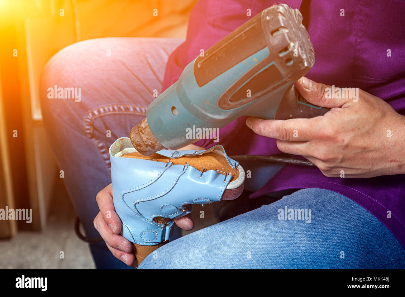 Hair dryer leather shoes deals