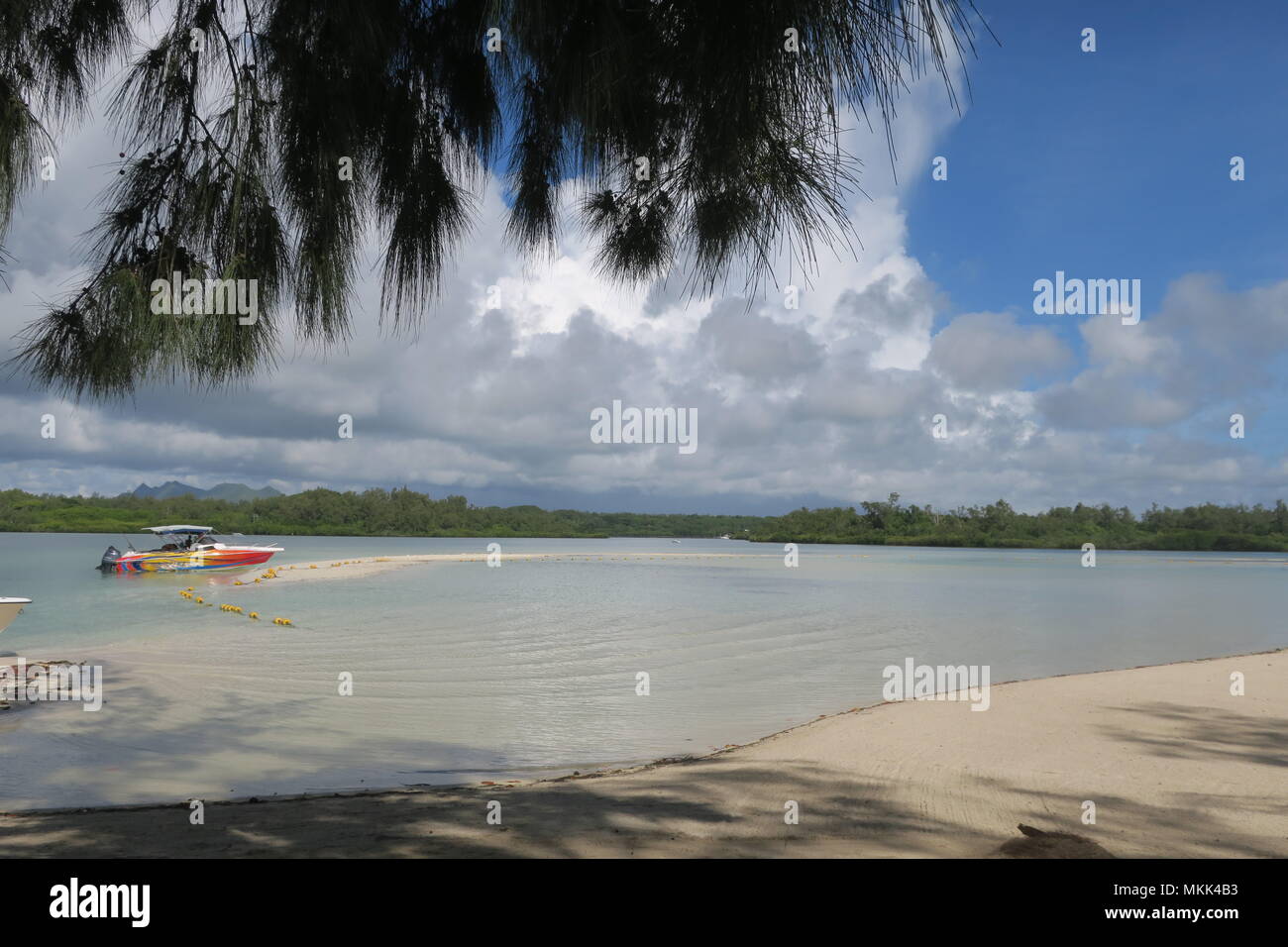 Charming coastline of Indian ocean at Mauritius island Stock Photo - Alamy