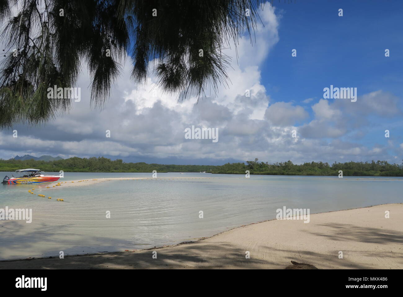 Charming coastline of Indian ocean at Mauritius island Stock Photo - Alamy