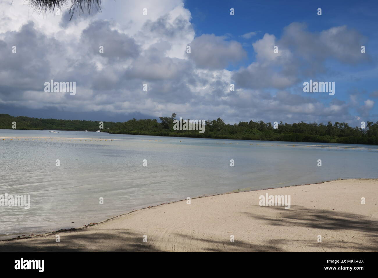 Charming coastline of Indian ocean at Mauritius island Stock Photo - Alamy