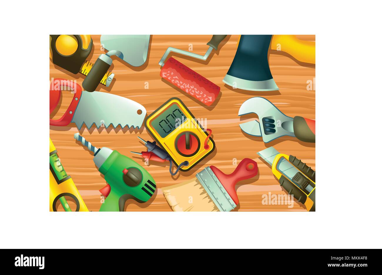 builders icons banner8 Stock Vector