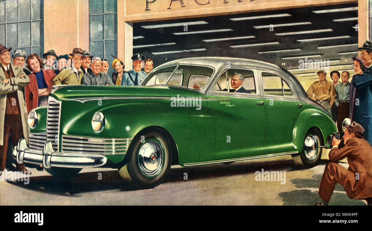 1946 Packard Deluxe Stock Photo