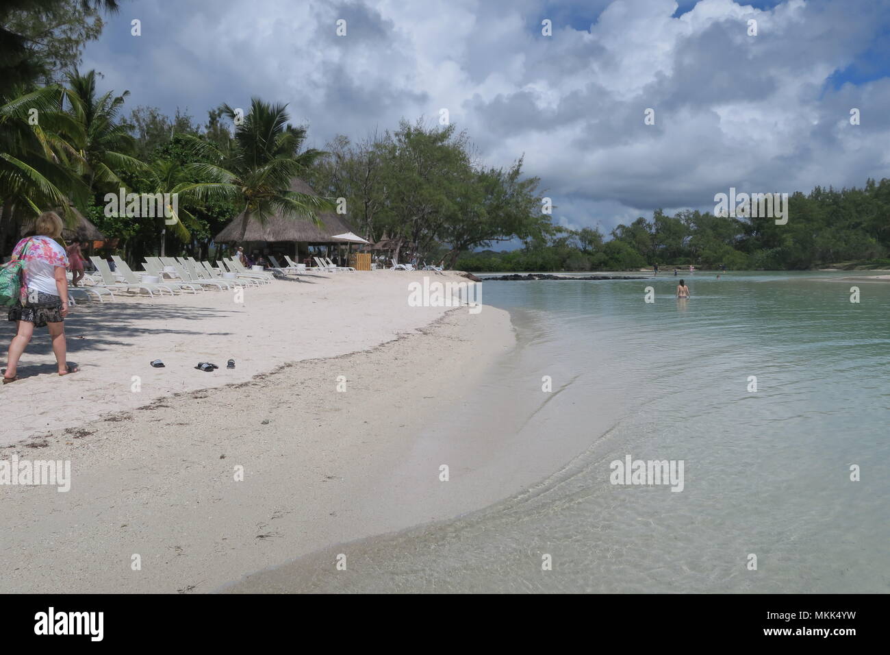Charming coastline of Indian ocean at Mauritius island Stock Photo - Alamy
