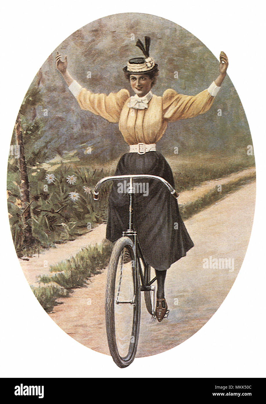 Cycling no hands hires stock photography and images Alamy