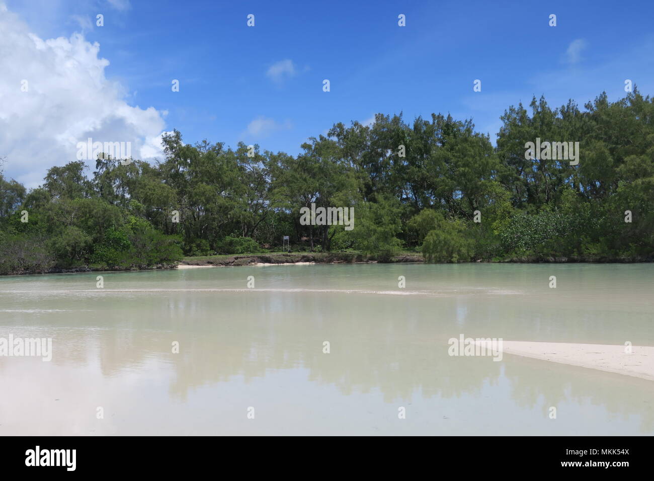 Charming coastline of Indian ocean at Mauritius island Stock Photo - Alamy