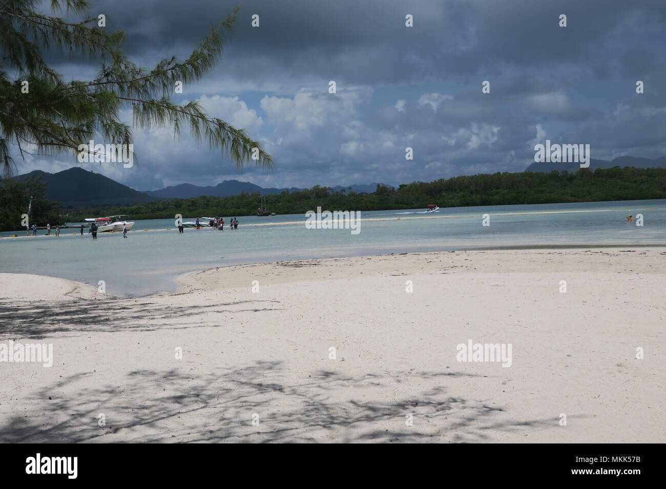 Charming coastline of Indian ocean at Mauritius island Stock Photo - Alamy