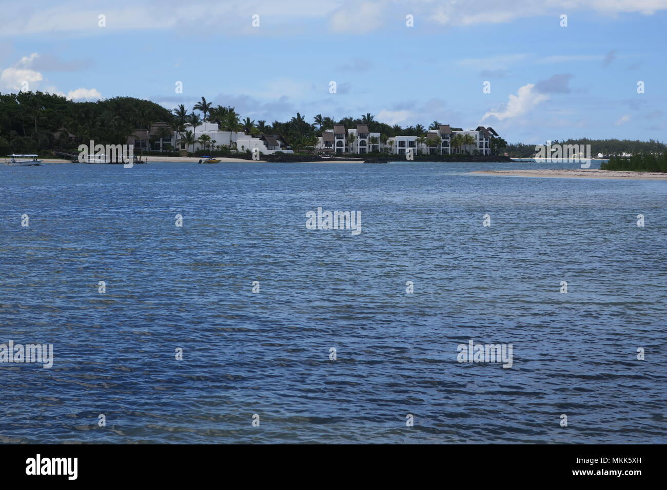 Charming coastline of Indian ocean at Mauritius island Stock Photo - Alamy