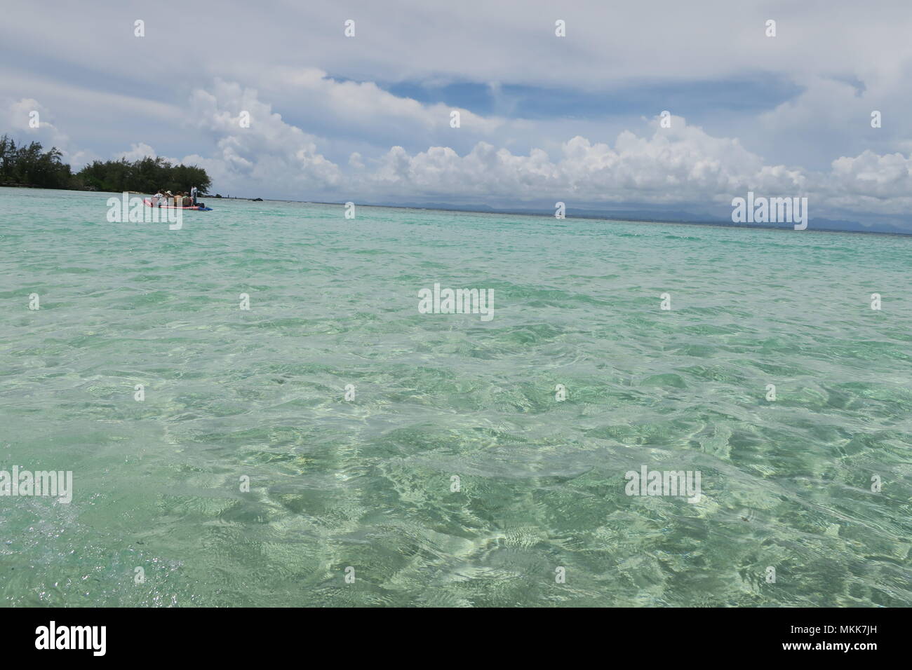 Nice view at Indian ocean, Mauritius island Stock Photo - Alamy