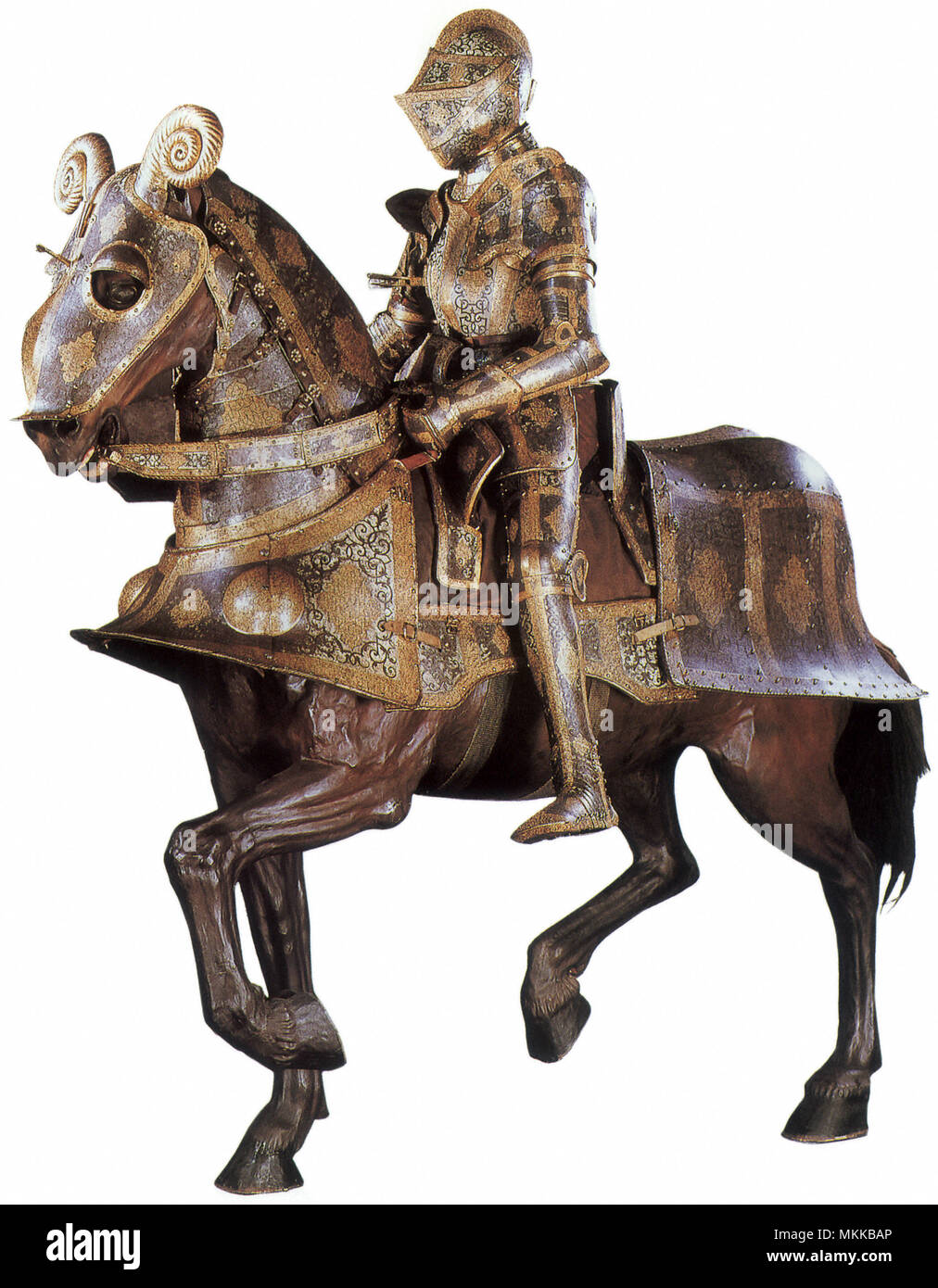 Armour for Man, Horse Stock Photo