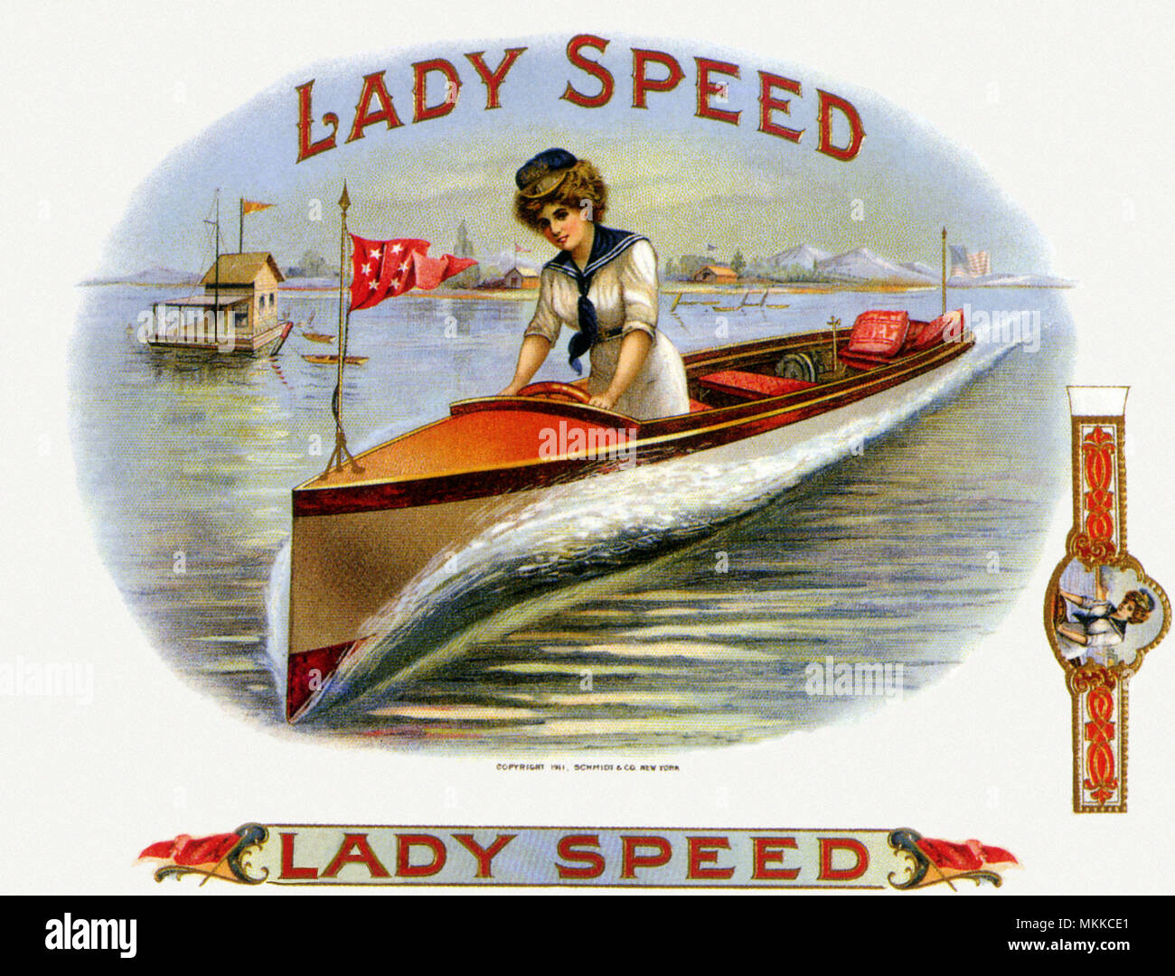Lady Speed Stock Photo