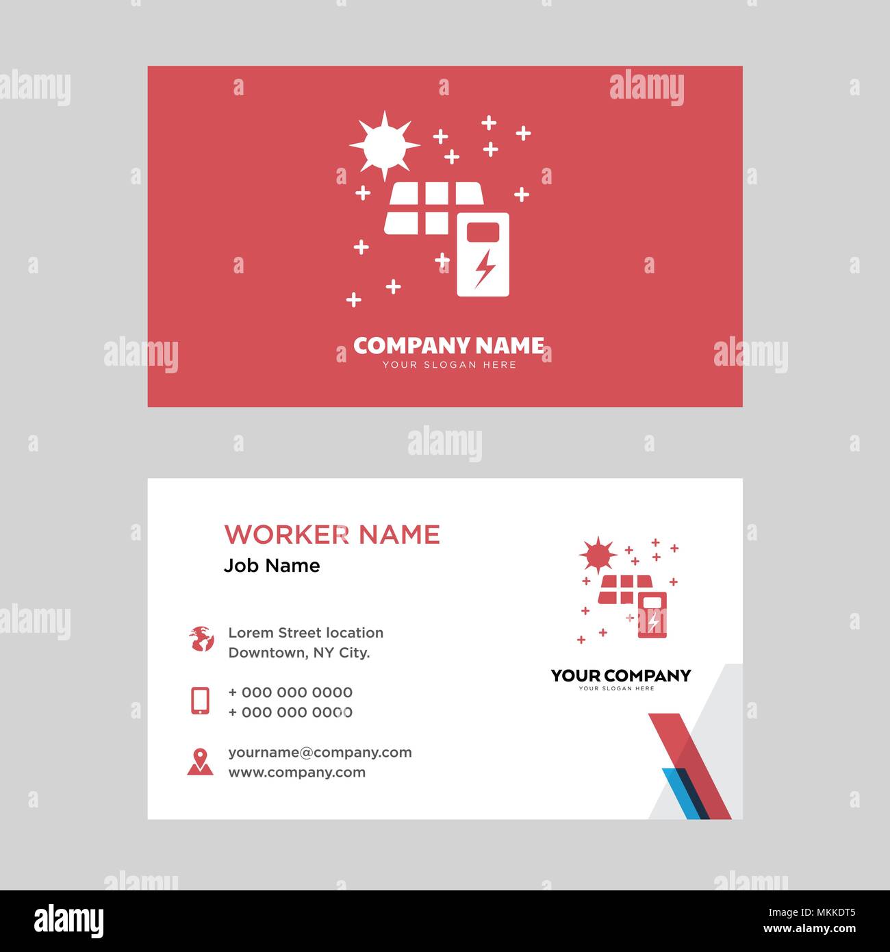 Solar Panel Business Card Design Solar Panel Business Card Design