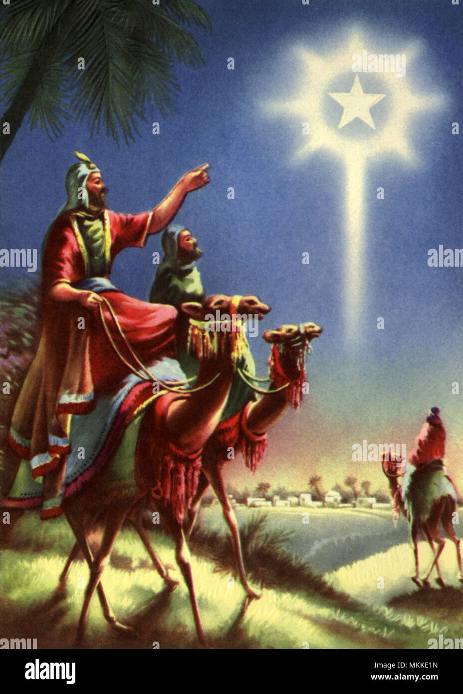 Wise Men and Star Stock Photo - Alamy