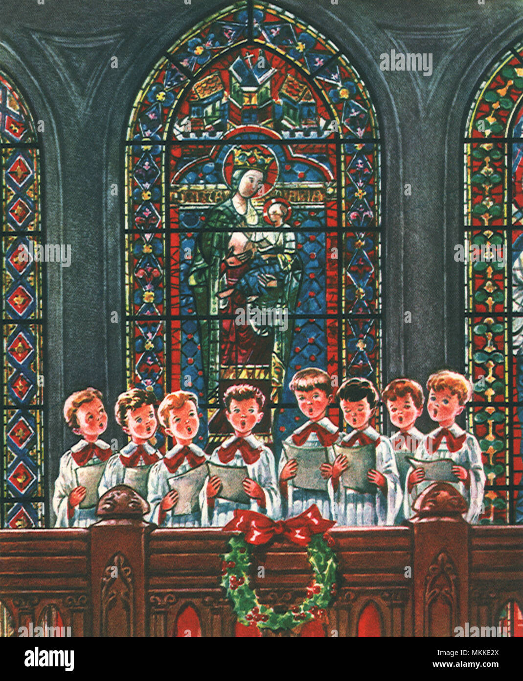 Christmas singing choir hi-res stock photography and images - Alamy