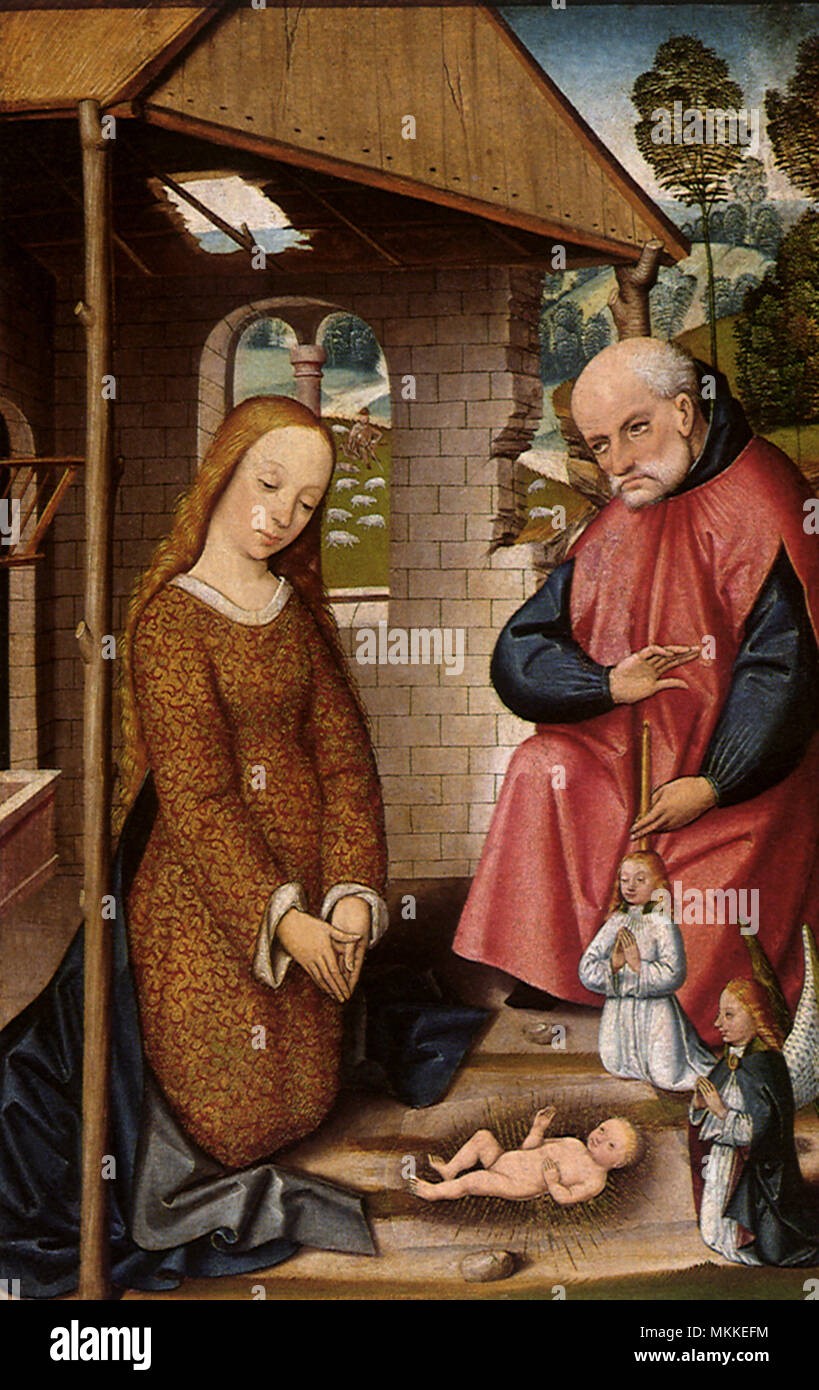 Adoration of the Child Stock Photo - Alamy