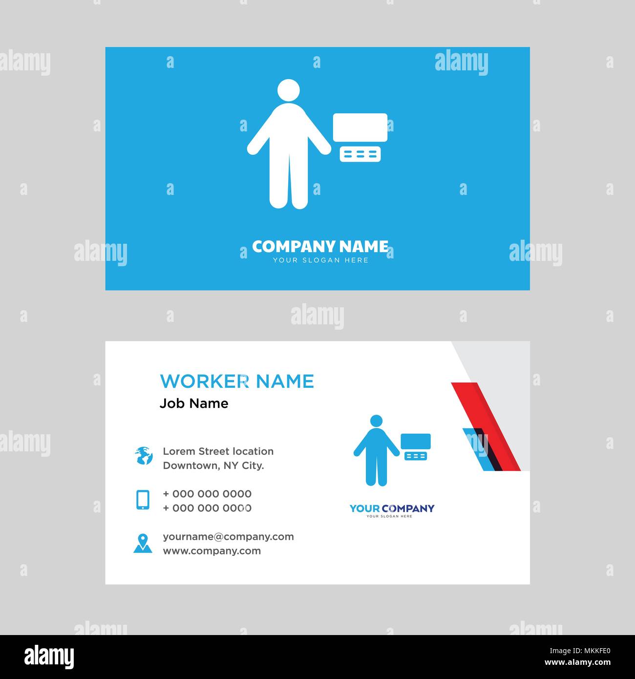 call center business card design template visiting for your company call card designs