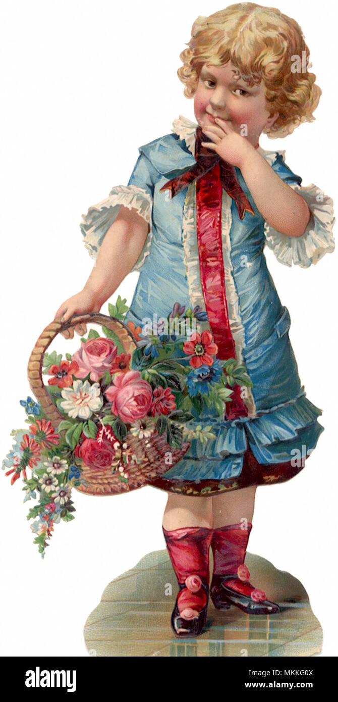 Victorian Girl Stock Photo