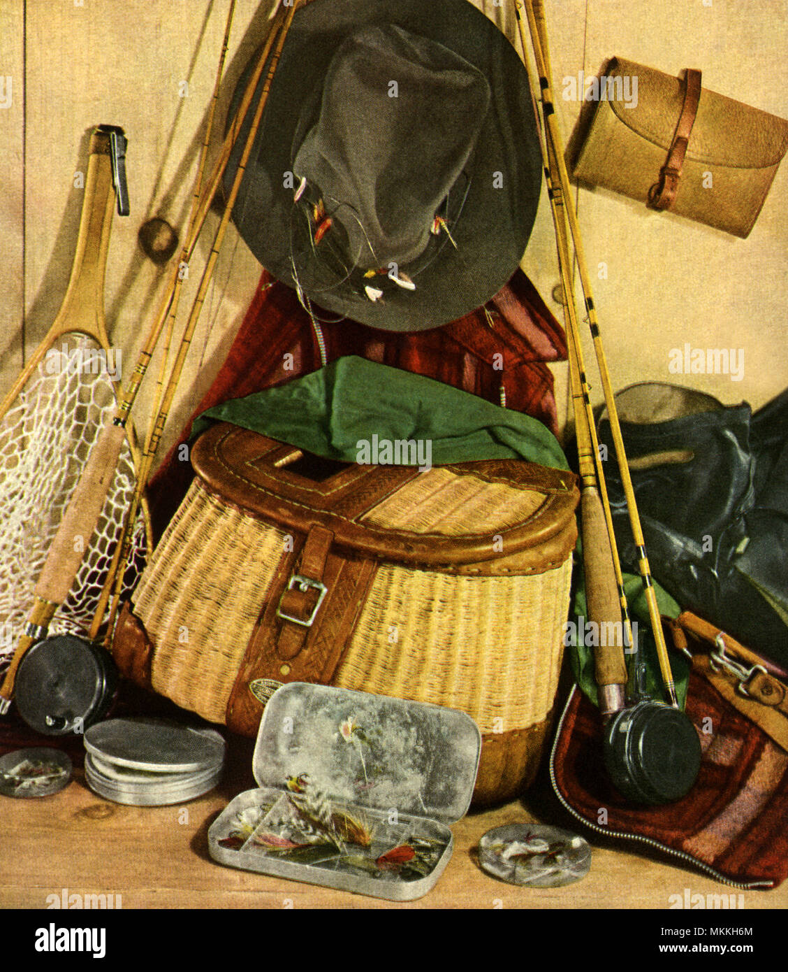 Vintage fishing poles hires stock photography and images Alamy