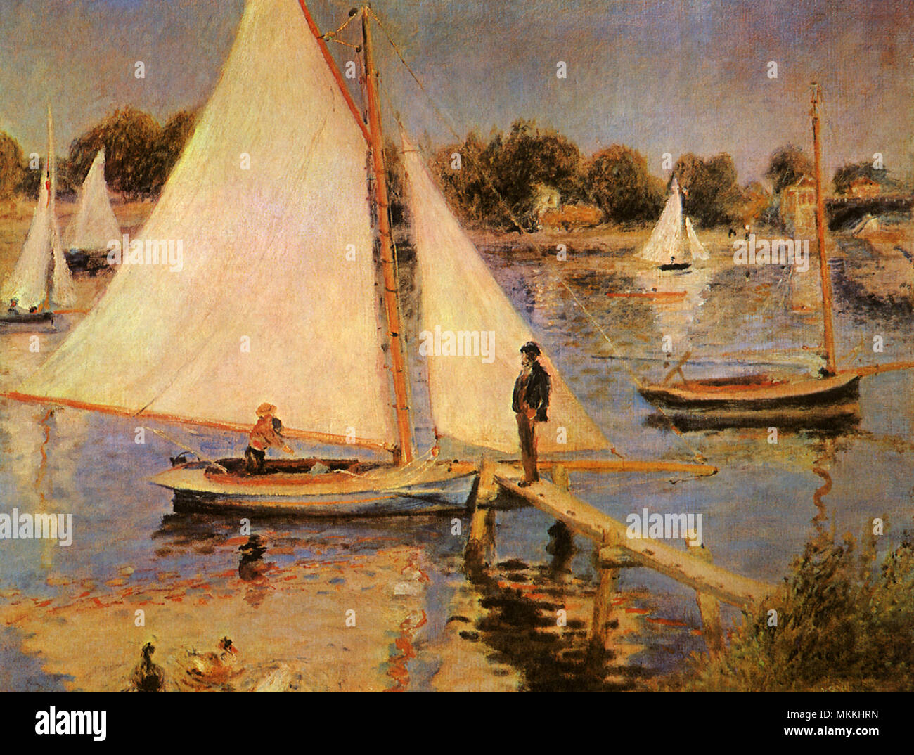 sailboats at argenteuil