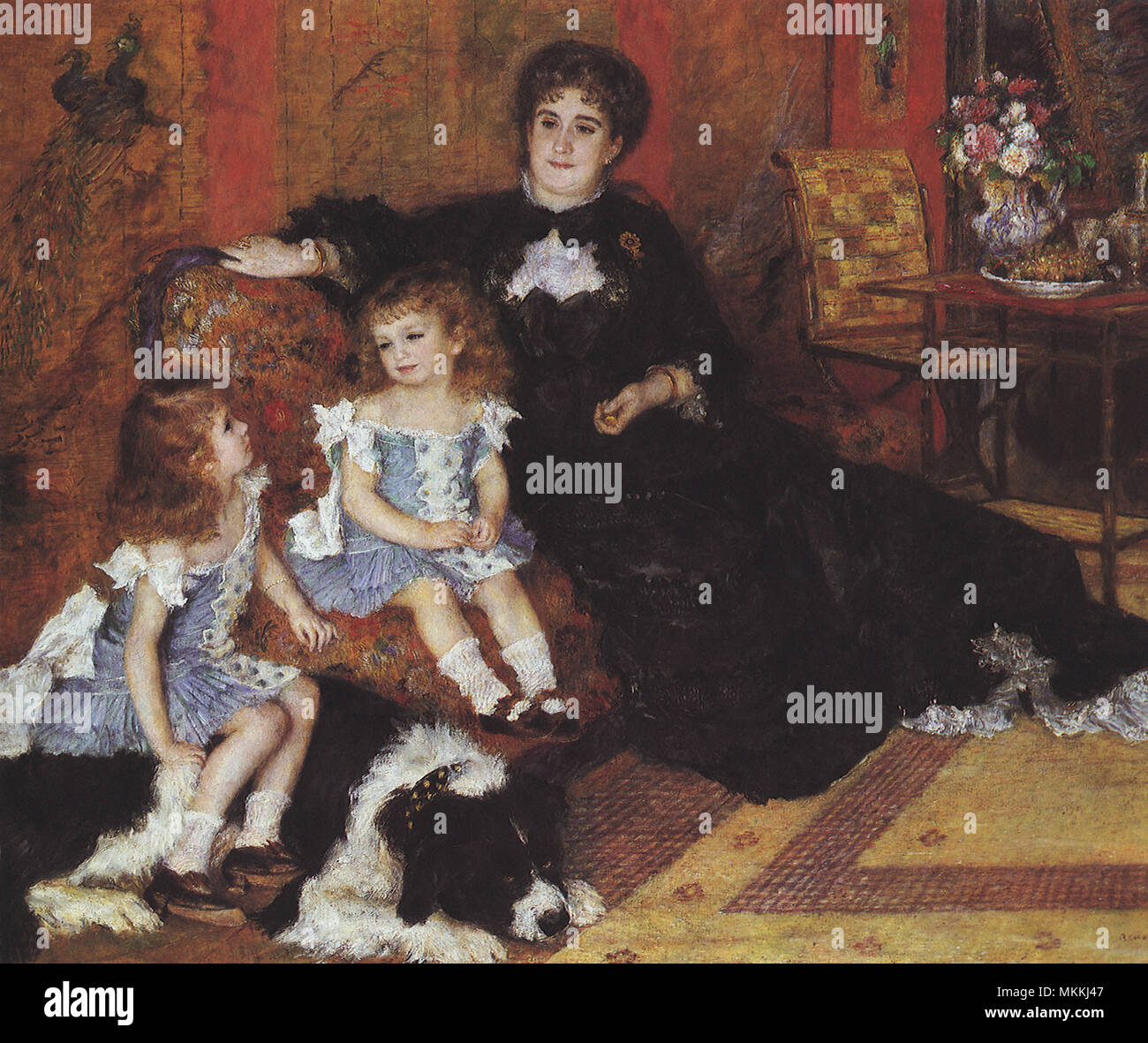 Madame Charpentier and her Children Stock Photo Alamy