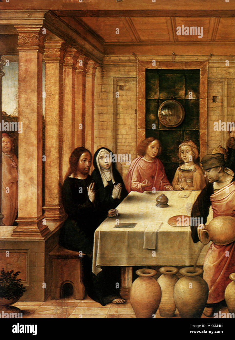Marriage Feast at Cana Stock Photo