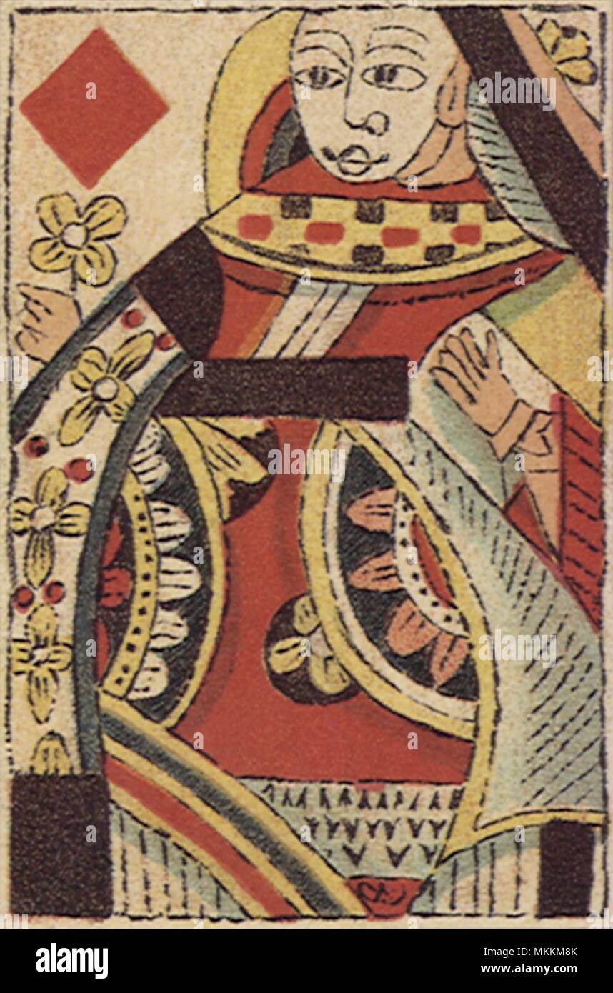 Queen of Diamonds Stock Photo Alamy