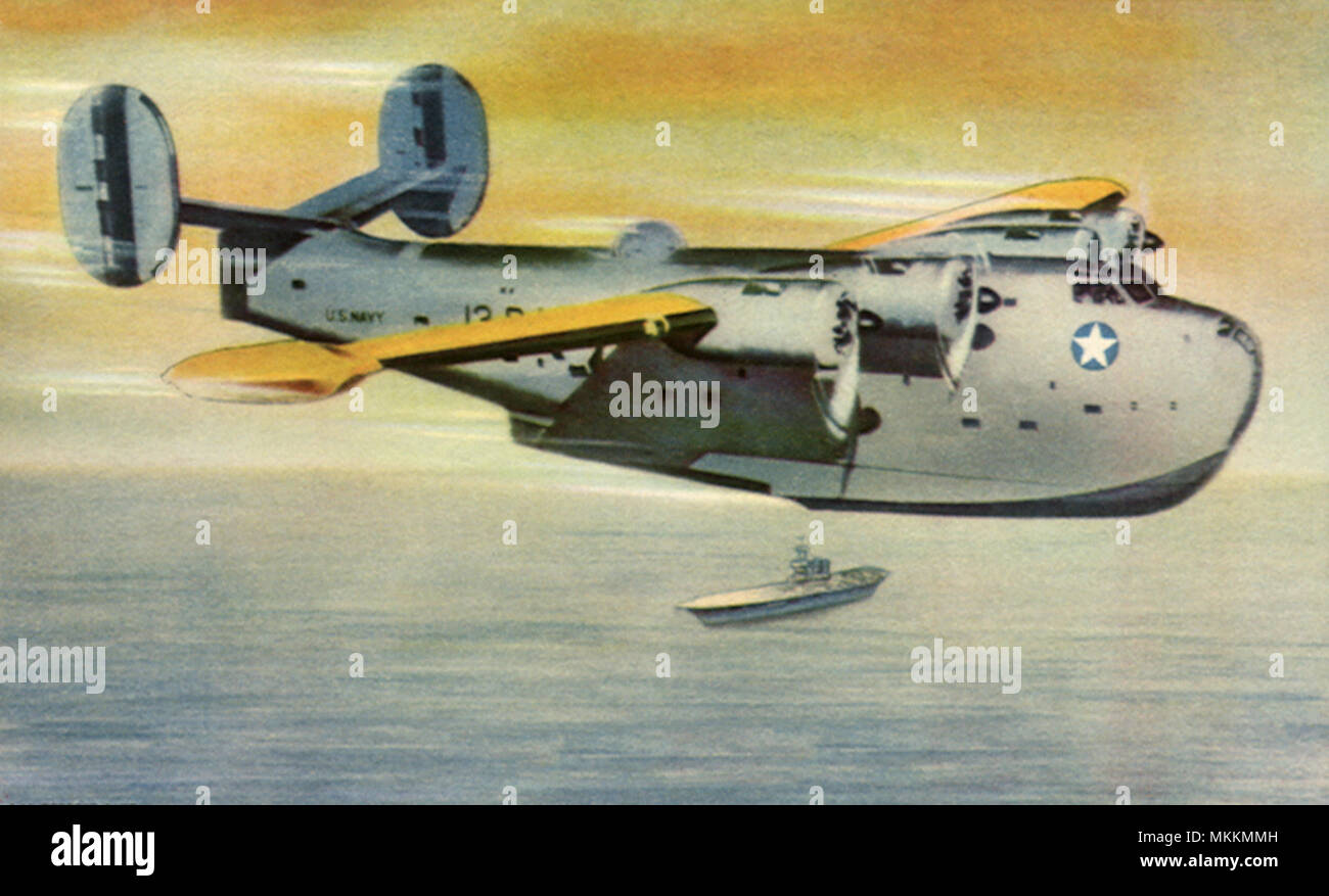 The Coronado, U.S. Navy Patrol Bomber Stock Photo