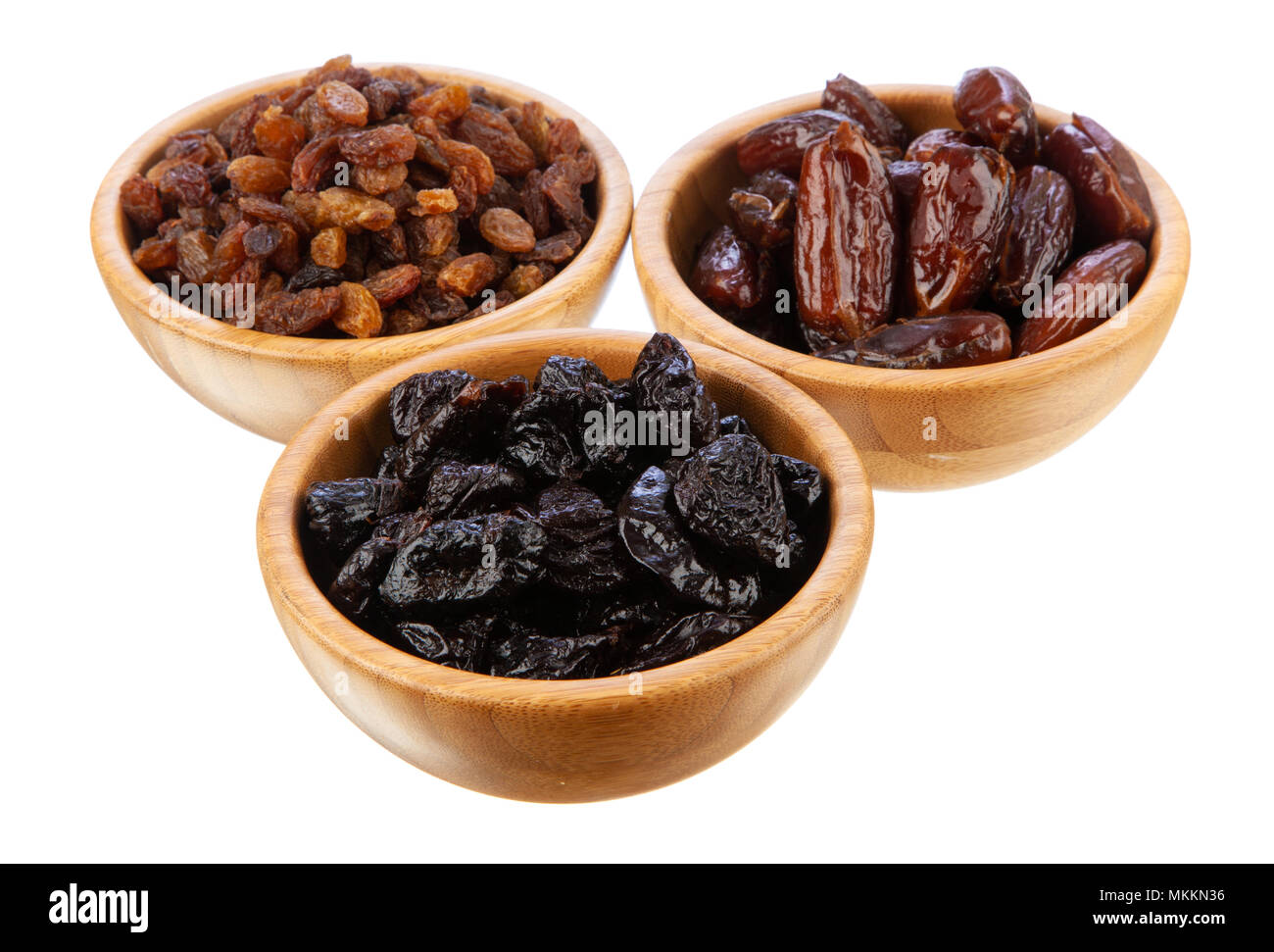A mix of dried fruit Stock Photo