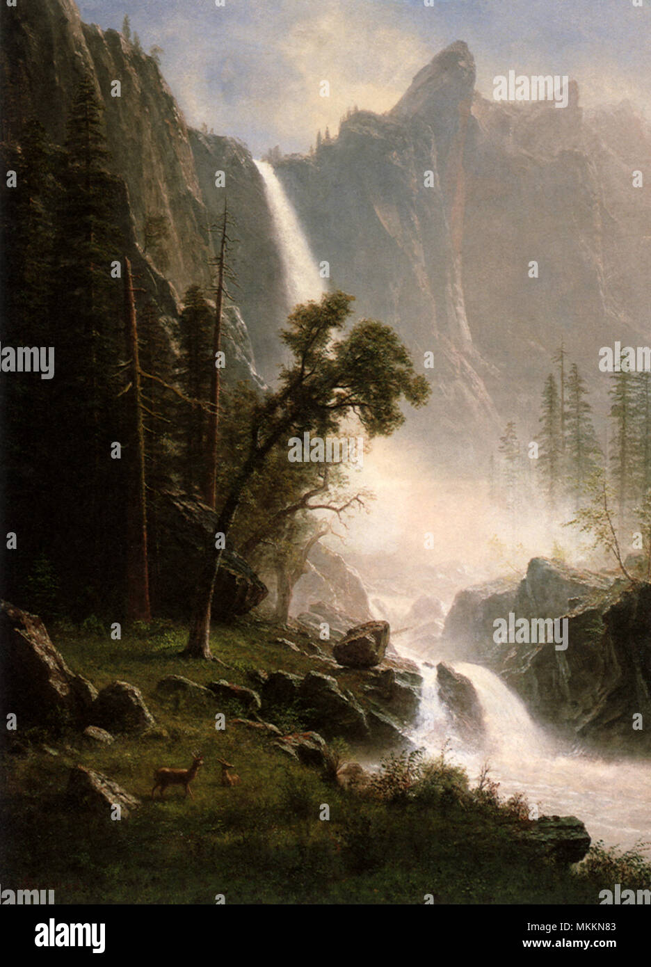 Bridal Veil Falls, Yosemite Stock Photo Alamy