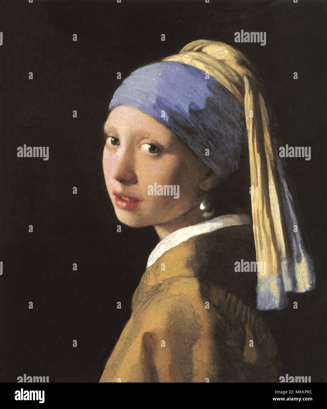 Girl with a Pearl Earring Stock Photo