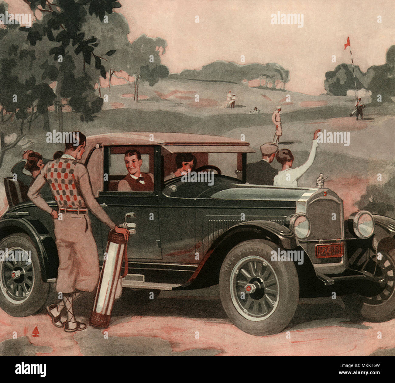 1927 Willys-Knight Stock Photo