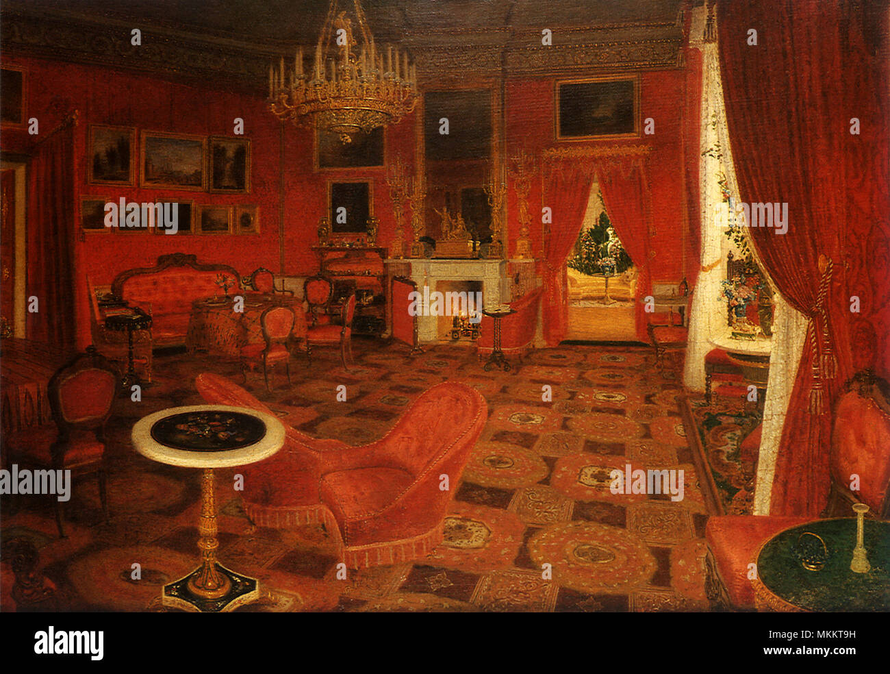 Vintage sitting room hi-res stock photography and images - Alamy