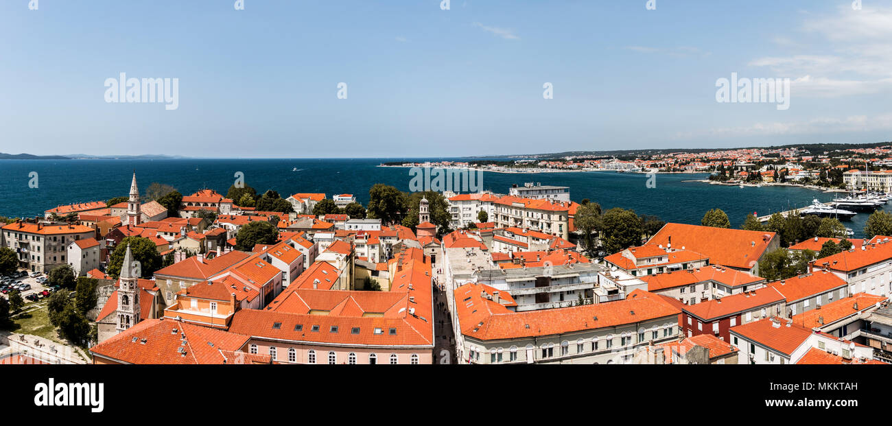 Zadar Panorama Stock Photo