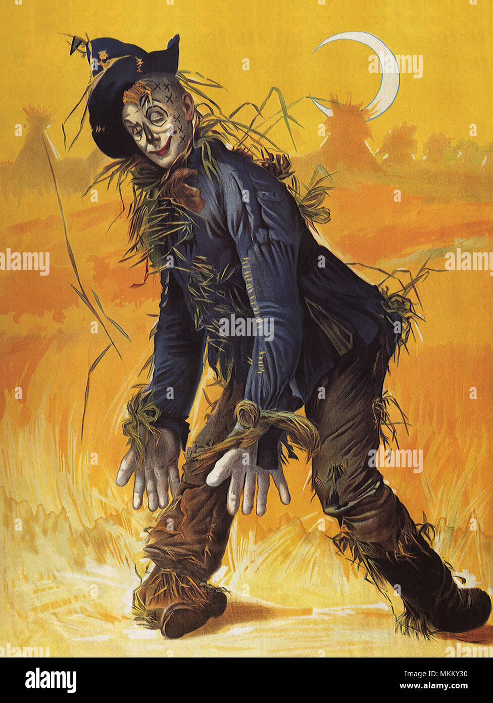 Scarecrow from the Wizard of Oz Stock Photo