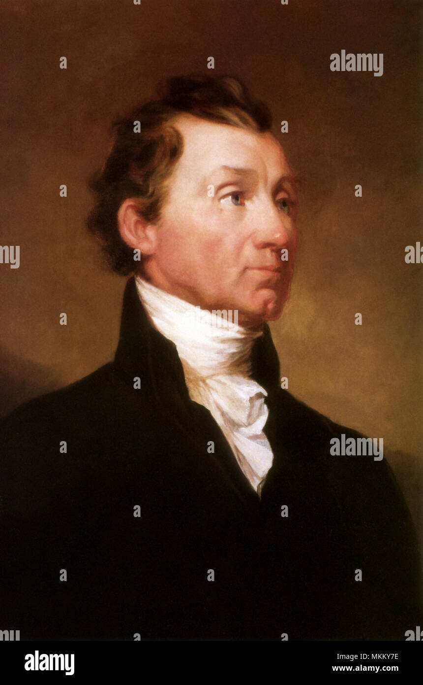 James Monroe 1819 Stock Photo