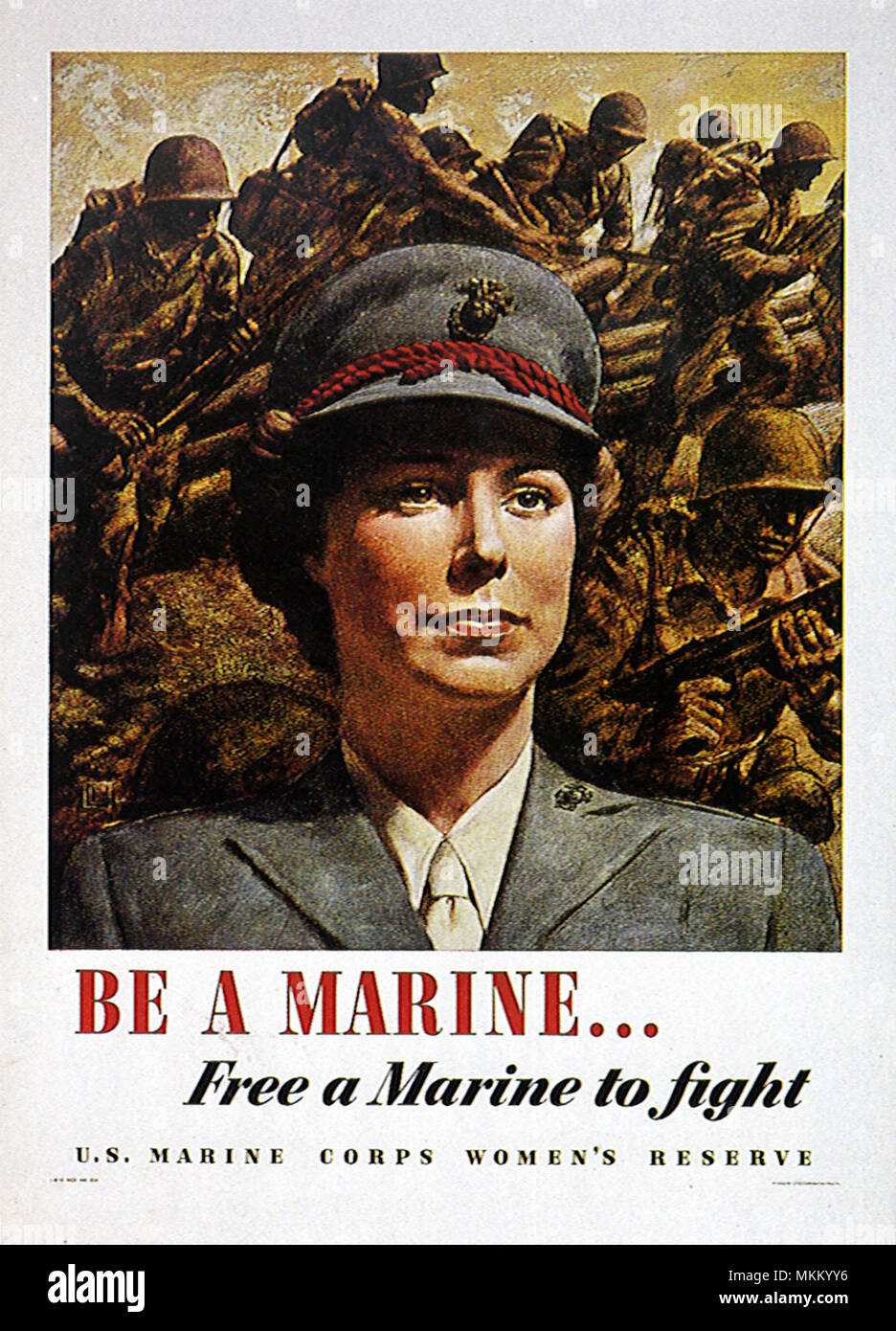 World war ii marine uniform hi-res stock photography and images - Alamy
