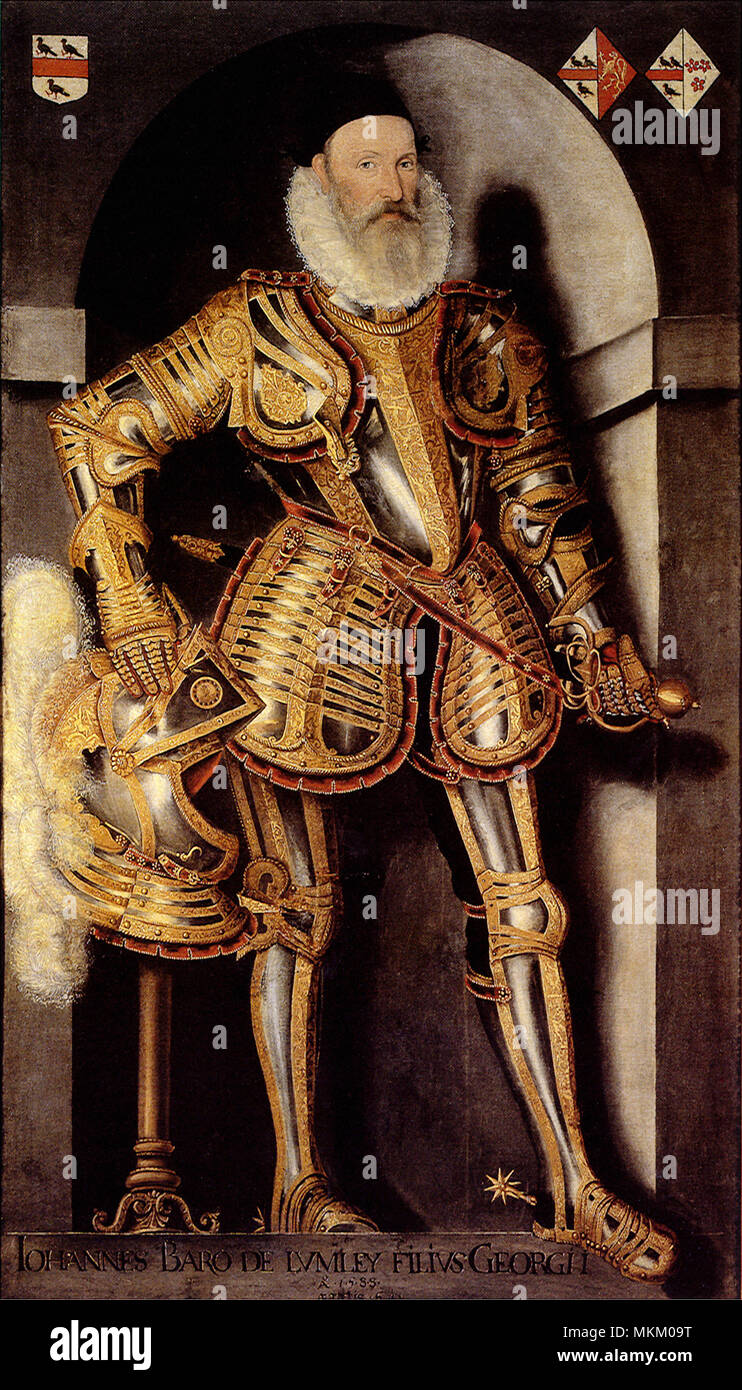 John, Lord Lumley 1588 Stock Photo