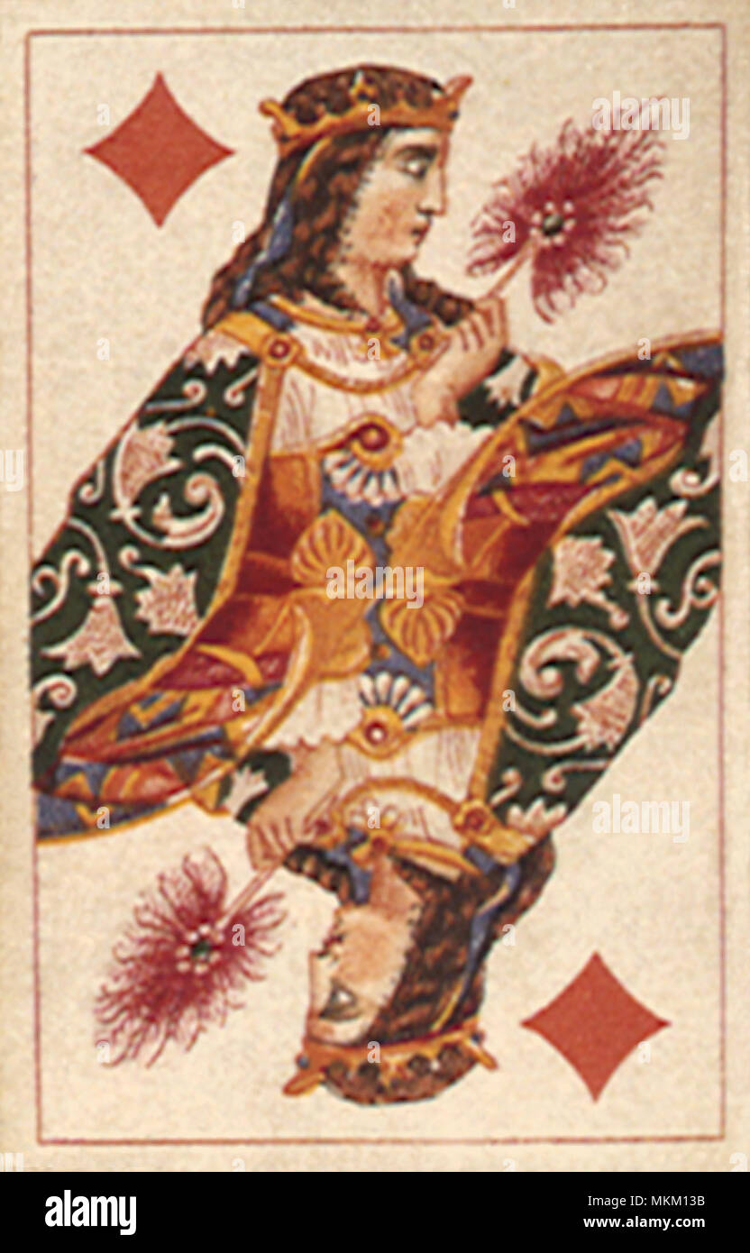 VINTAGE ! 3 pcs. Nippon Paint Playing Card - King Queen Jack of Diamonds  (#156)