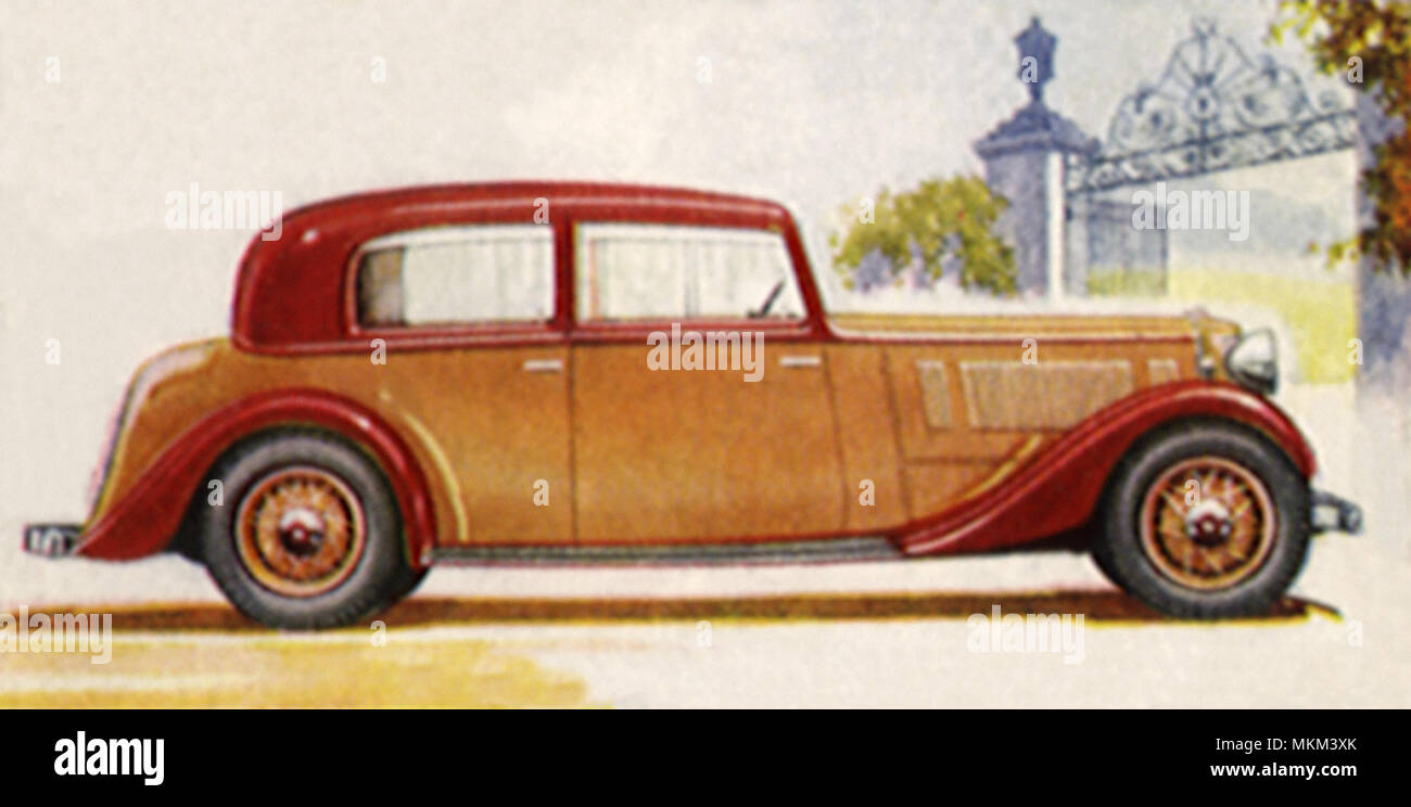 1937 Siddeley Limousine Stock Photo
