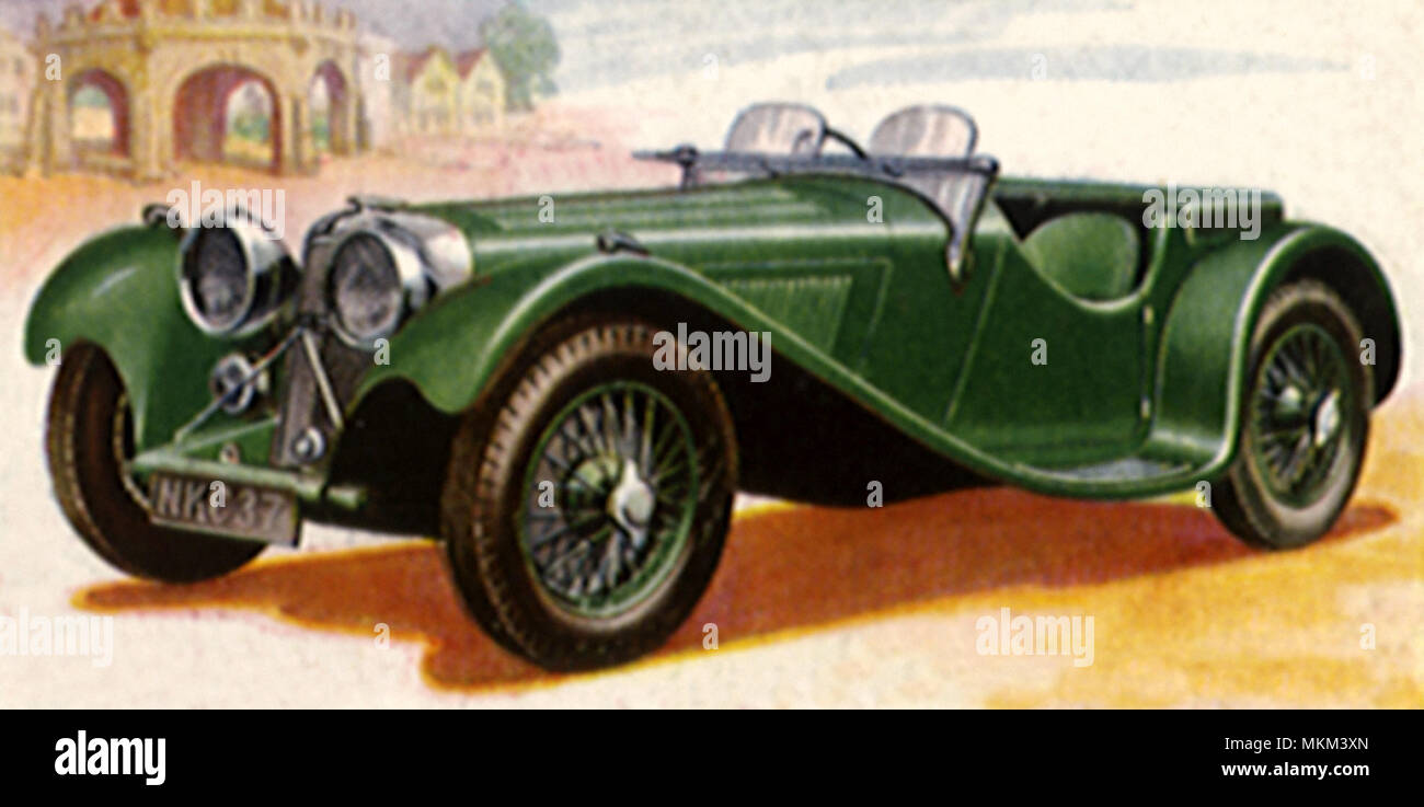 1937 Jaguar S.S.100 Stock Photo