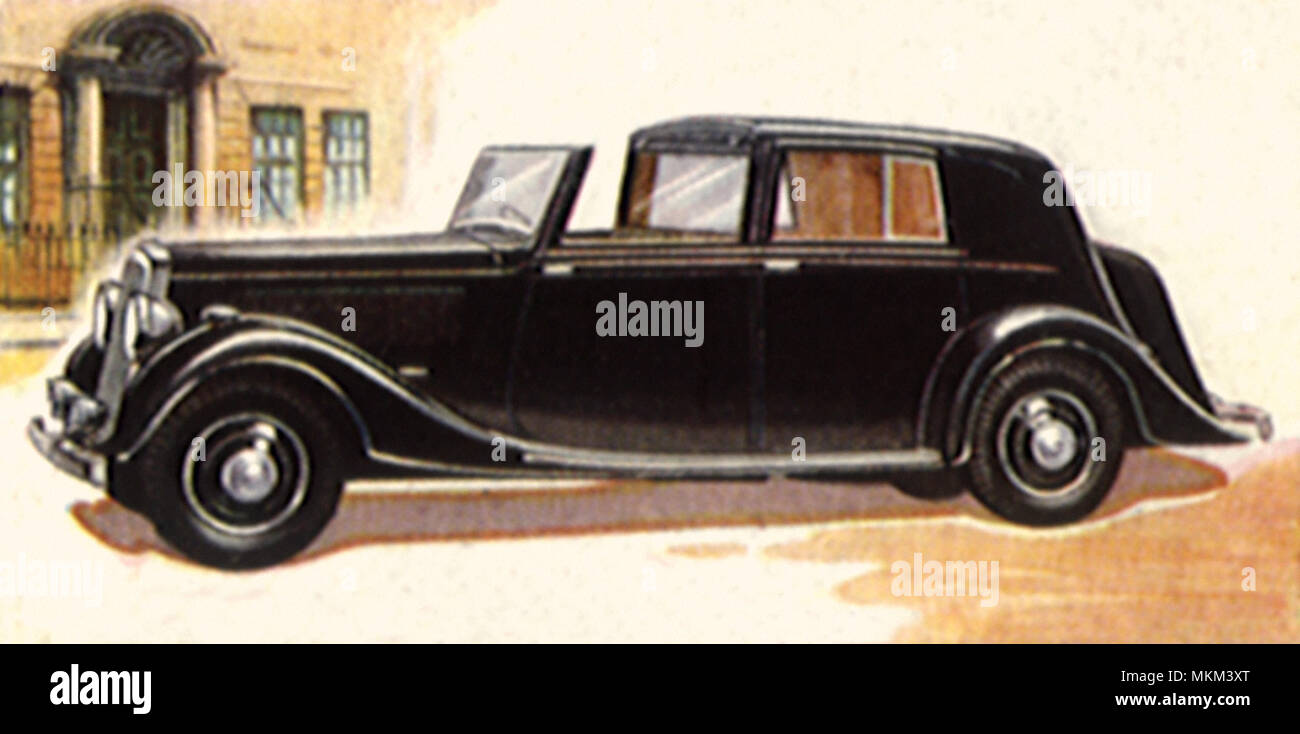 1937 Sunbeam 30 Sedanca Stock Photo