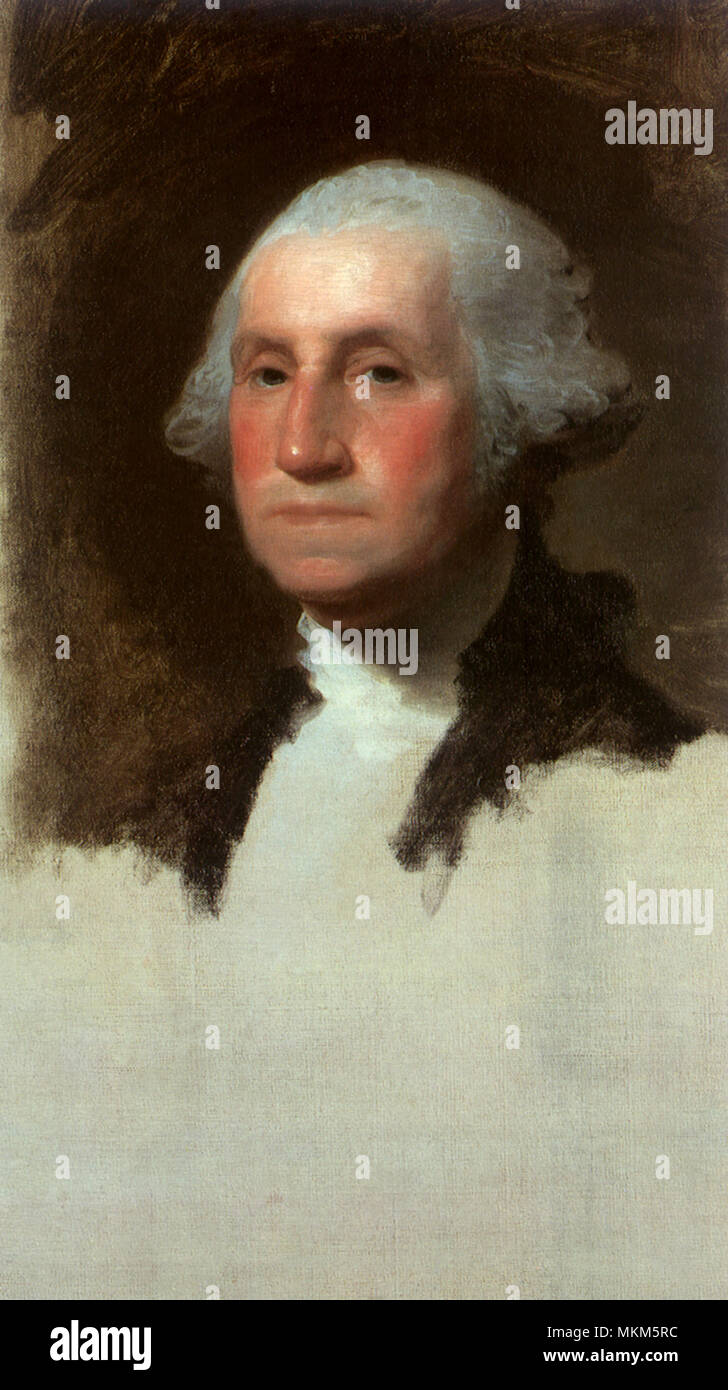 George Washington 1796 Stock Photo